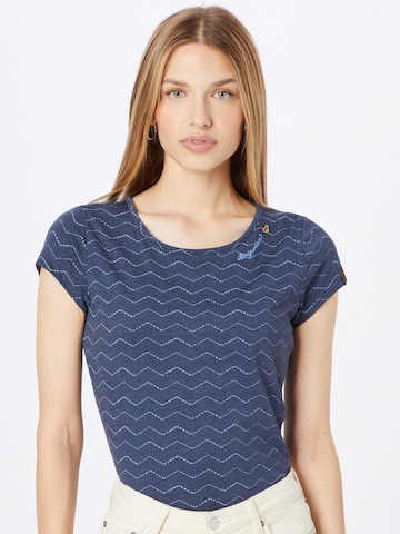 Ragwear T-shirt 'MINT' i blå: framsida
