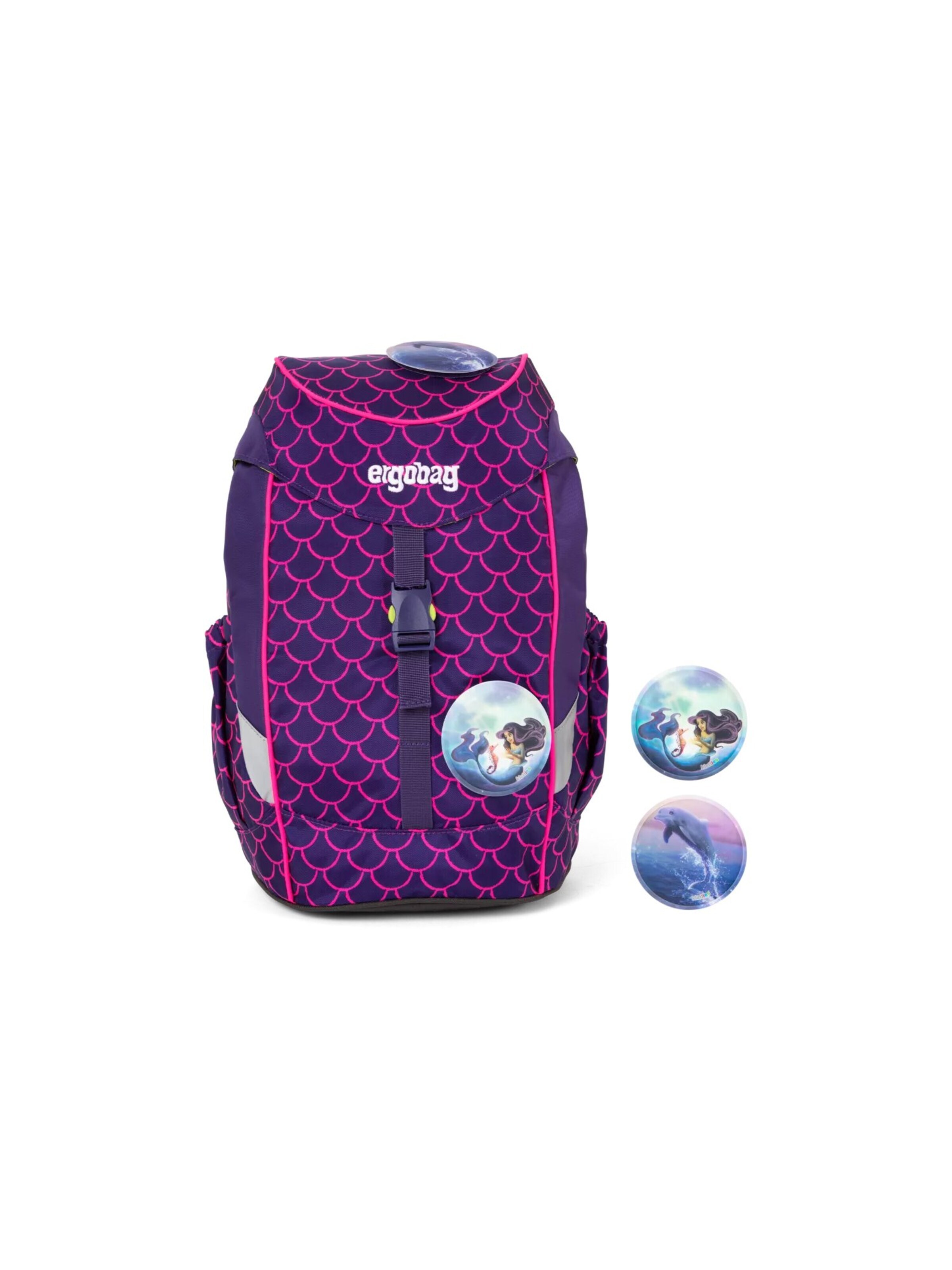 ergobag Rucksack 'Kinderrucksack mini'‌‌‌ in Lila: Vorderseite