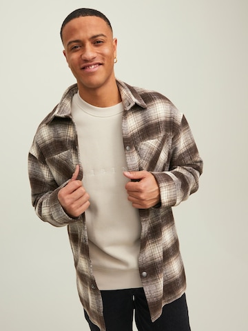 JACK & JONES Between-season jacket 'Bane' in Brown