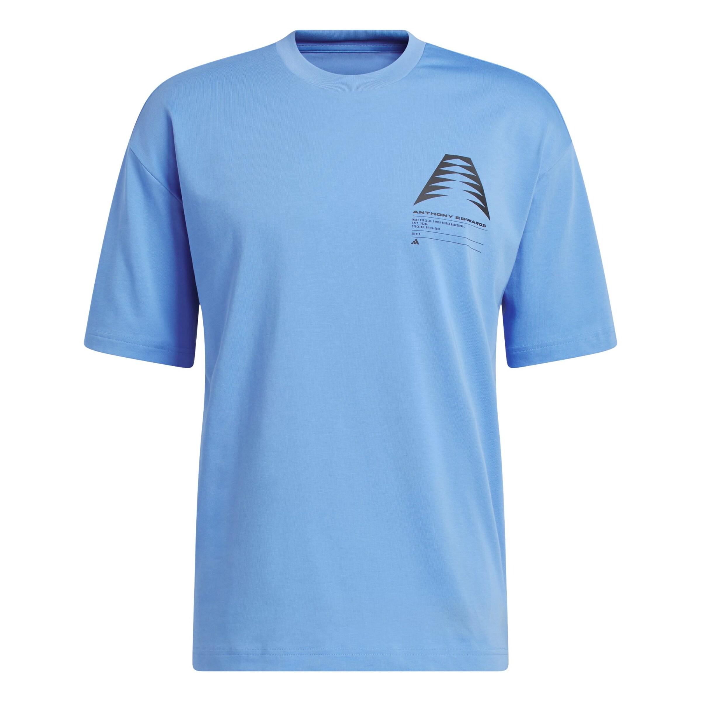 ADIDAS PERFORMANCE - Camiseta funcional 'Anthony Edwards' en azul: frente
