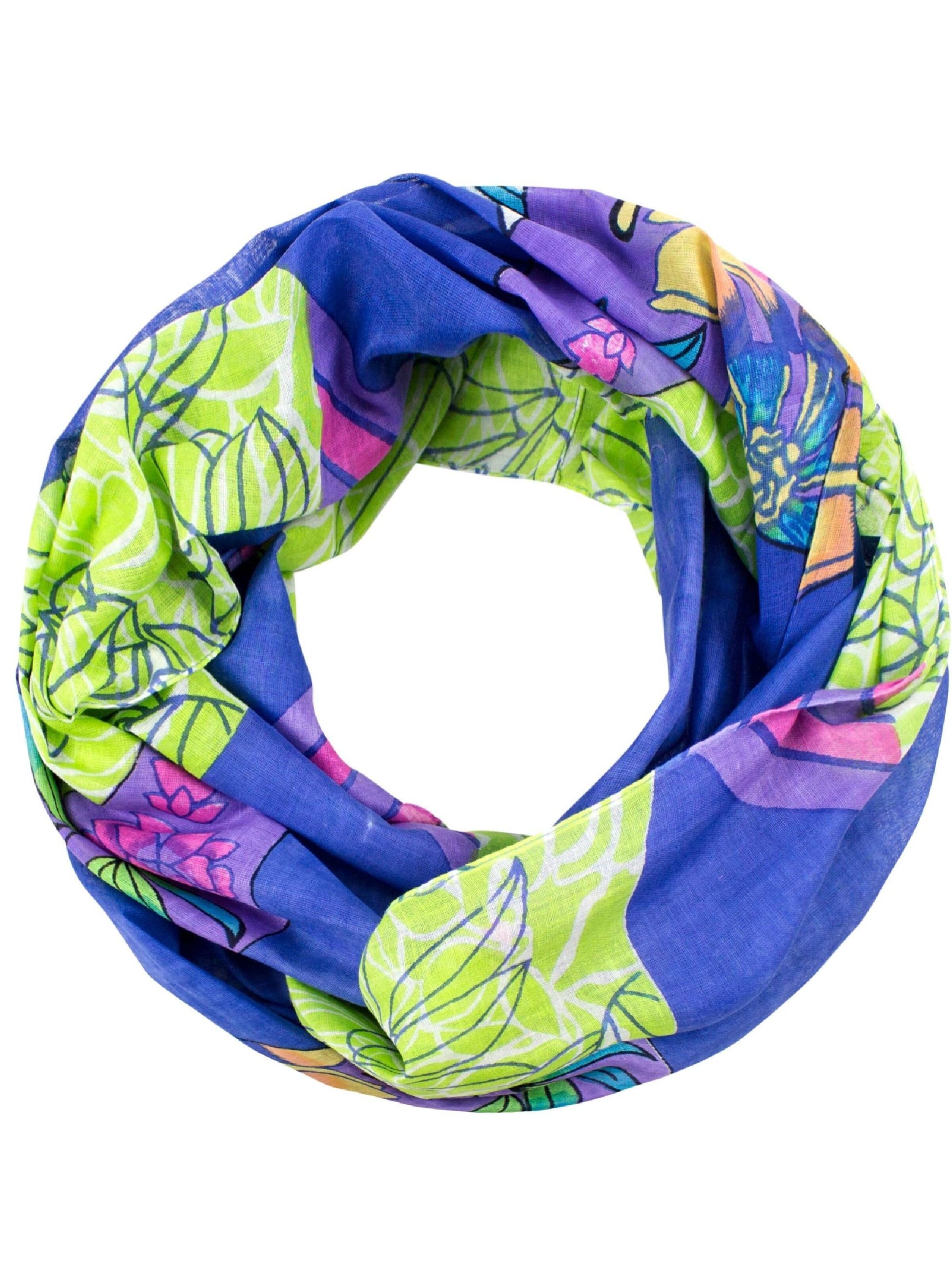 Sunsa Schlauchschal 'Sunsa'‌‌‌‌‌ in Blau: Vorderseite