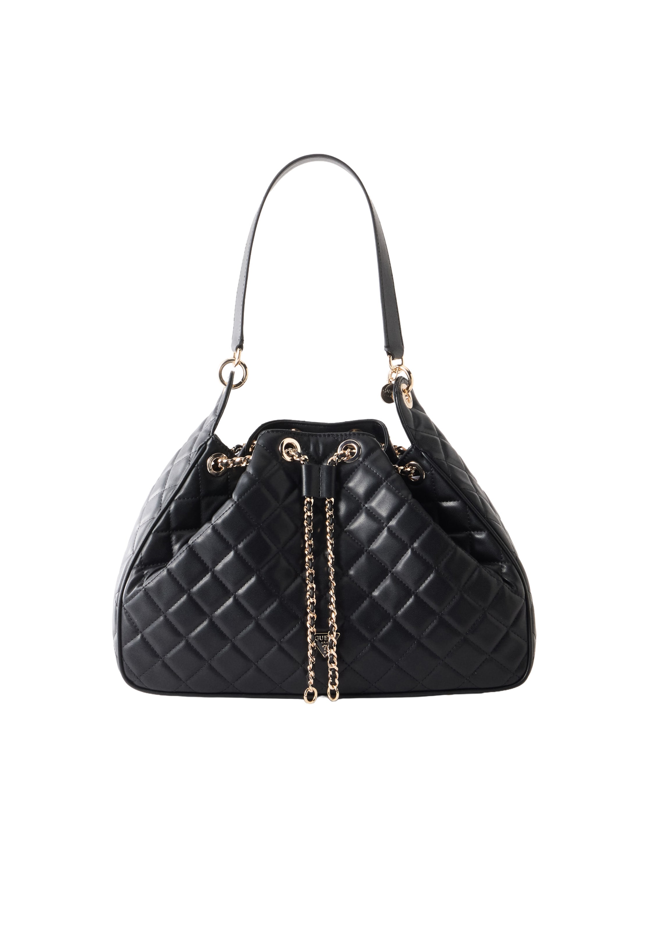 GUESS - Mala de bolsa 'JULIET' em preto: frente