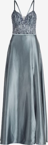Vera Mont Avondjurk in Grijs: voorkant