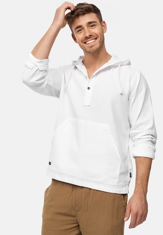 INDICODE JEANS Comfort Fit Hemd 'Mickie' in Weiß