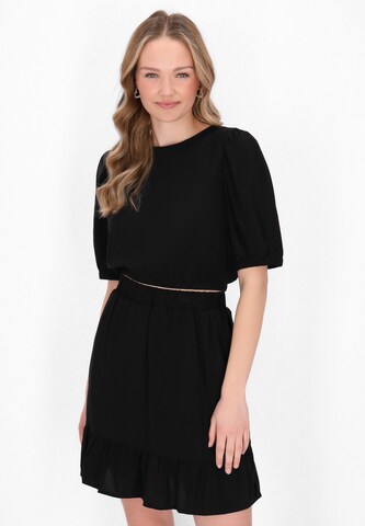 MYMO Blouse in Black: front