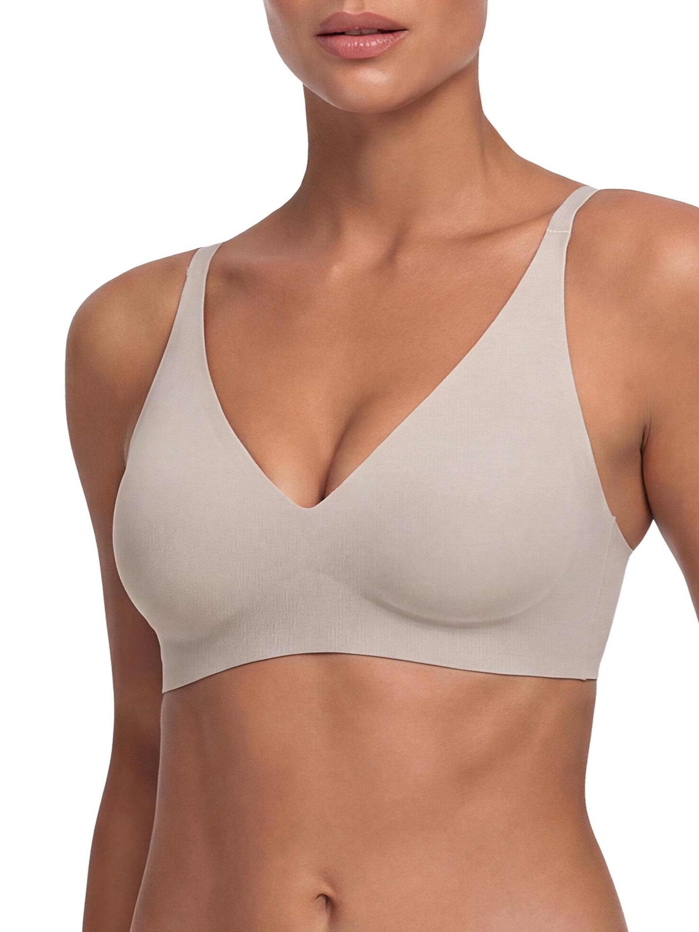 cfab by creamy fabrics Push-up BH 'Comfort Push-Up BH' in Grau