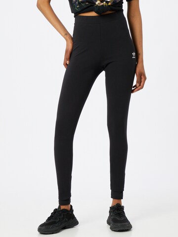 Coupe slim Leggings ADIDAS ORIGINALS en noir : devant