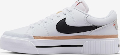 Nike Sportswear Σνίκερ χαμηλό 'COURT LEGACY LIFT' σε μπεζ / μαύρο / λευκό, Άποψη προϊόντος
