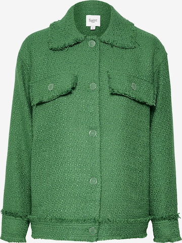 SAINT TROPEZ Between-Season Jacket 'Birdie' in Green: front