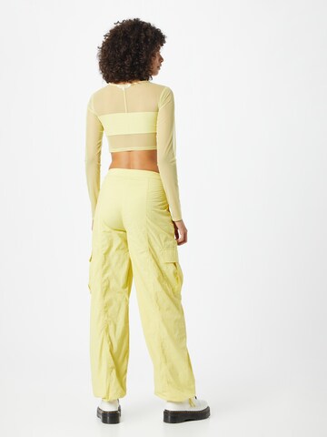 Loosefit Pantalon cargo Calvin Klein Jeans en jaune