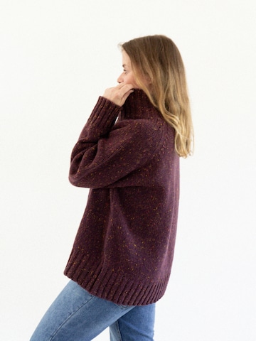 KOPYTO Oversizepullover 'TAJRA' in Rot