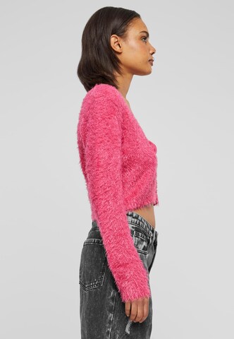 Cardigan Urban Classics en rose