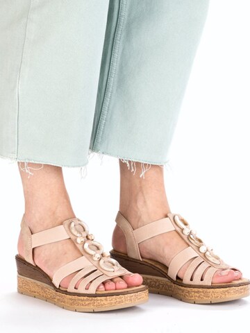 Sandalo di Rieker in rosa