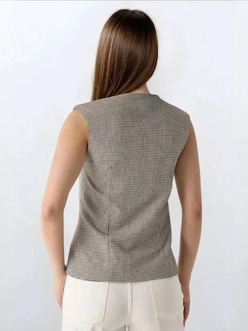 Hiccup Anzugweste in Beige