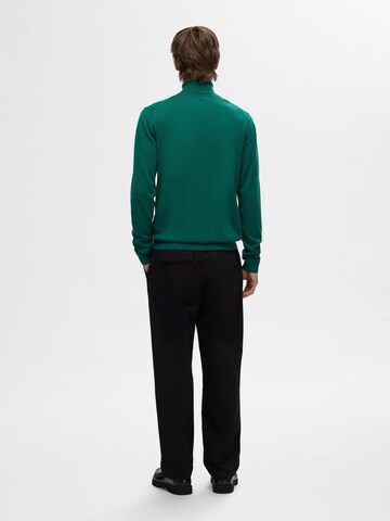 Pull-over SELECTED HOMME en vert
