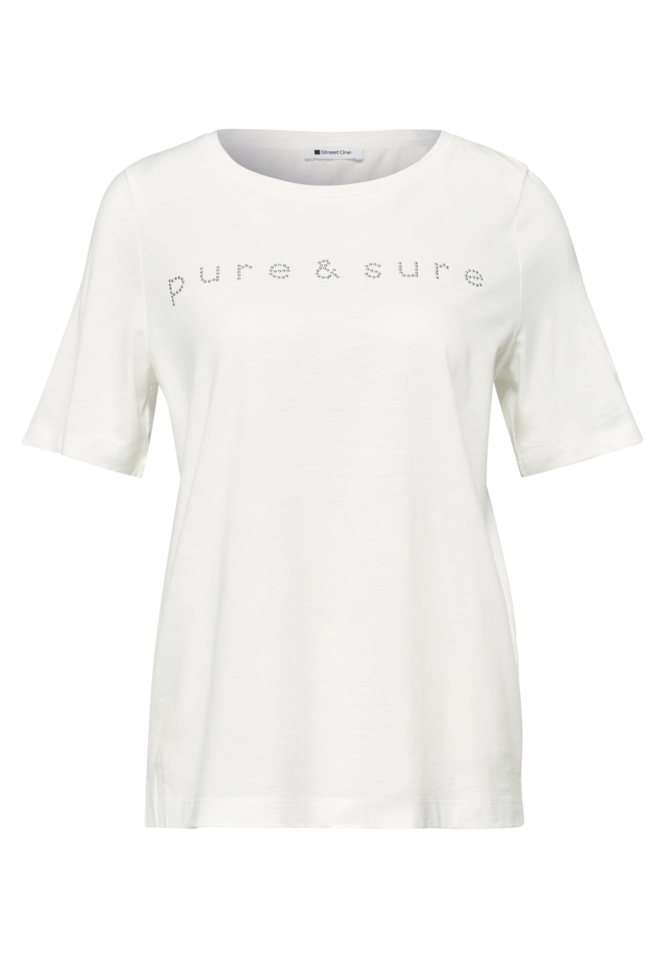 STREET ONE Shirt in Weiß: Vorderseite