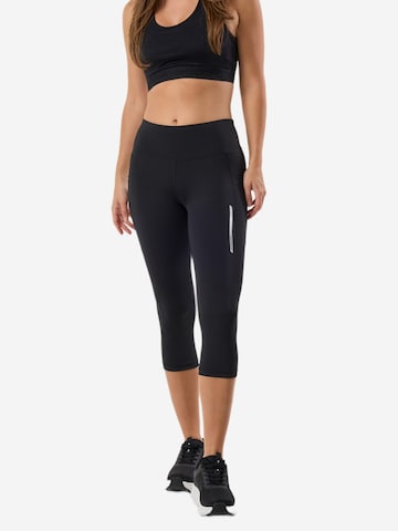 SWEDEMOUNT Skinny Sportbroek 'Core' in Zwart