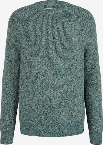 TOM TAILOR Sweater in Green: front