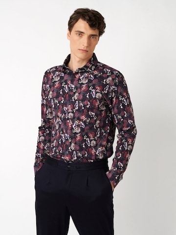 DESOTO Slim fit Overhemd in Rood: voorkant