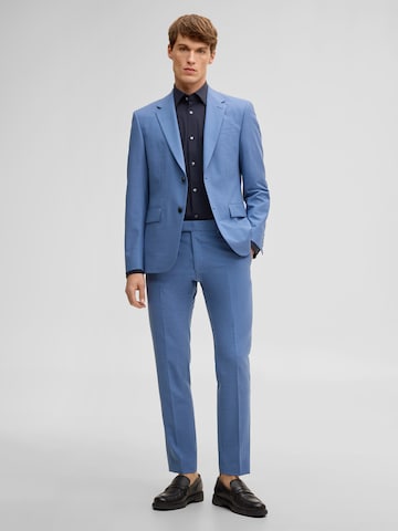 Coupe slim Chemise business ' Sit ' STRELLSON en bleu