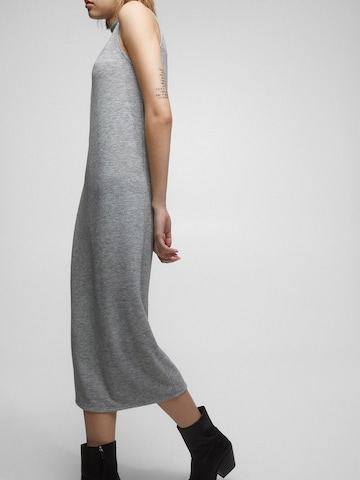 Pull&Bear Knitted dress in Grey