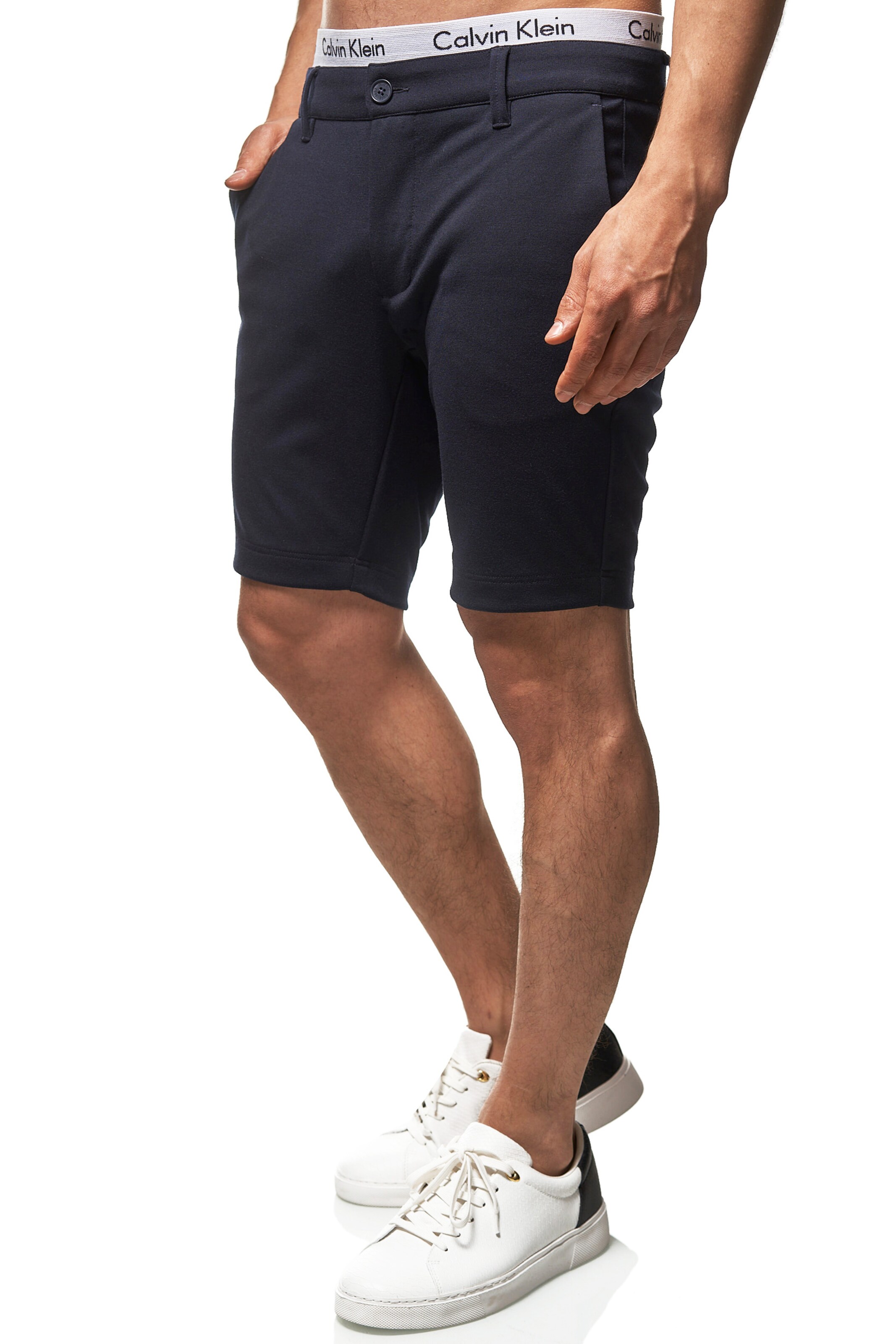 INDICODE JEANS Regular Shorts 'Aalborg' in Blau