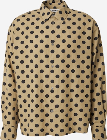 WEEKDAYComfort Fit Košulja - zelena boja: prednji dio