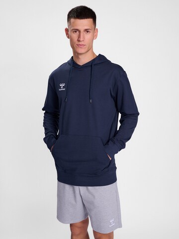 Hummel Sports sweatshirt 'Go 2.0 ' in Blue: front