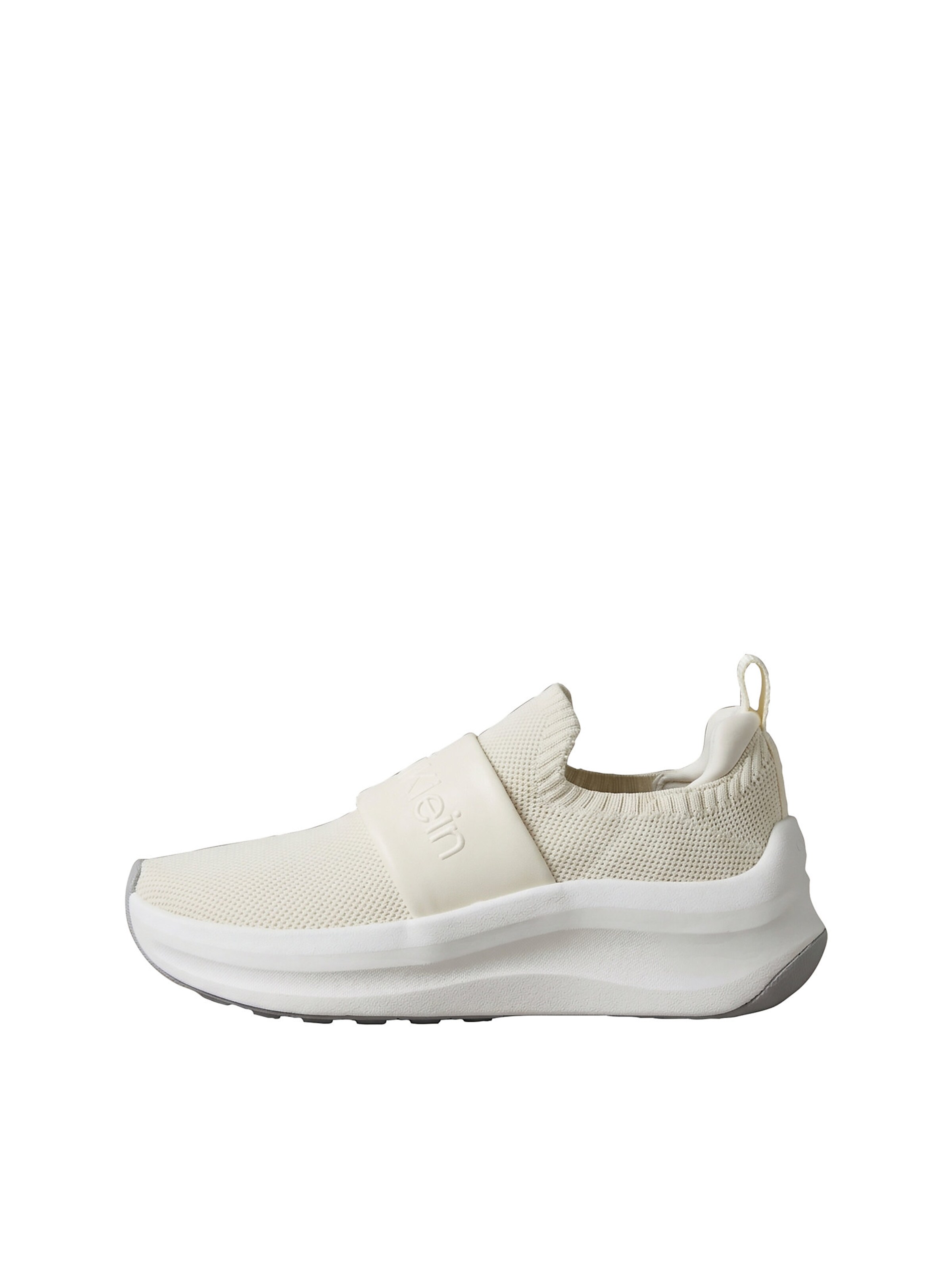 Calvin Klein Slip-on in Wit: voorkant