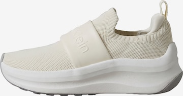 Slip on Calvin Klein en blanc : devant
