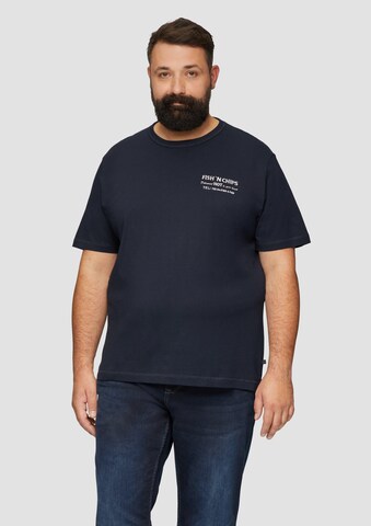 s.Oliver Shirt in Blauw: voorkant