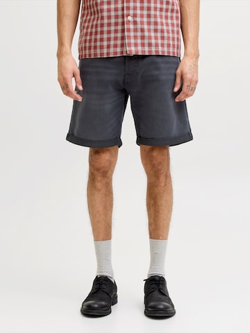 JACK & JONES Regular Jeans 'JJIRICK JJICON' in Black: front