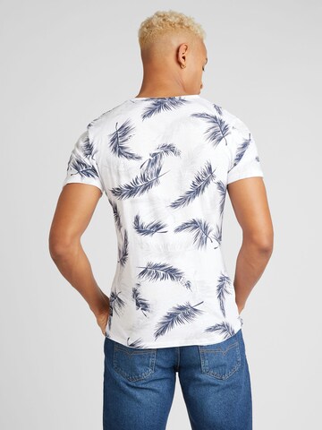 Key Largo - Camiseta 'SOUTH BEACH' en blanco