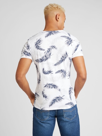 T-Shirt 'SOUTH BEACH' Key Largo en blanc