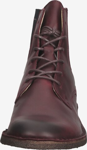 Kickers Lace-Up Ankle Boots in Brown