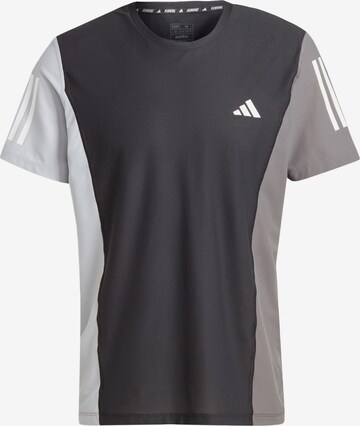 T-Shirt fonctionnel 'Own The Run' ADIDAS PERFORMANCE en noir : devant