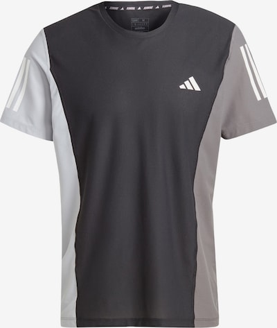 ADIDAS PERFORMANCE Performance Shirt 'Own The Run' in Taupe / Black / White, Item view
