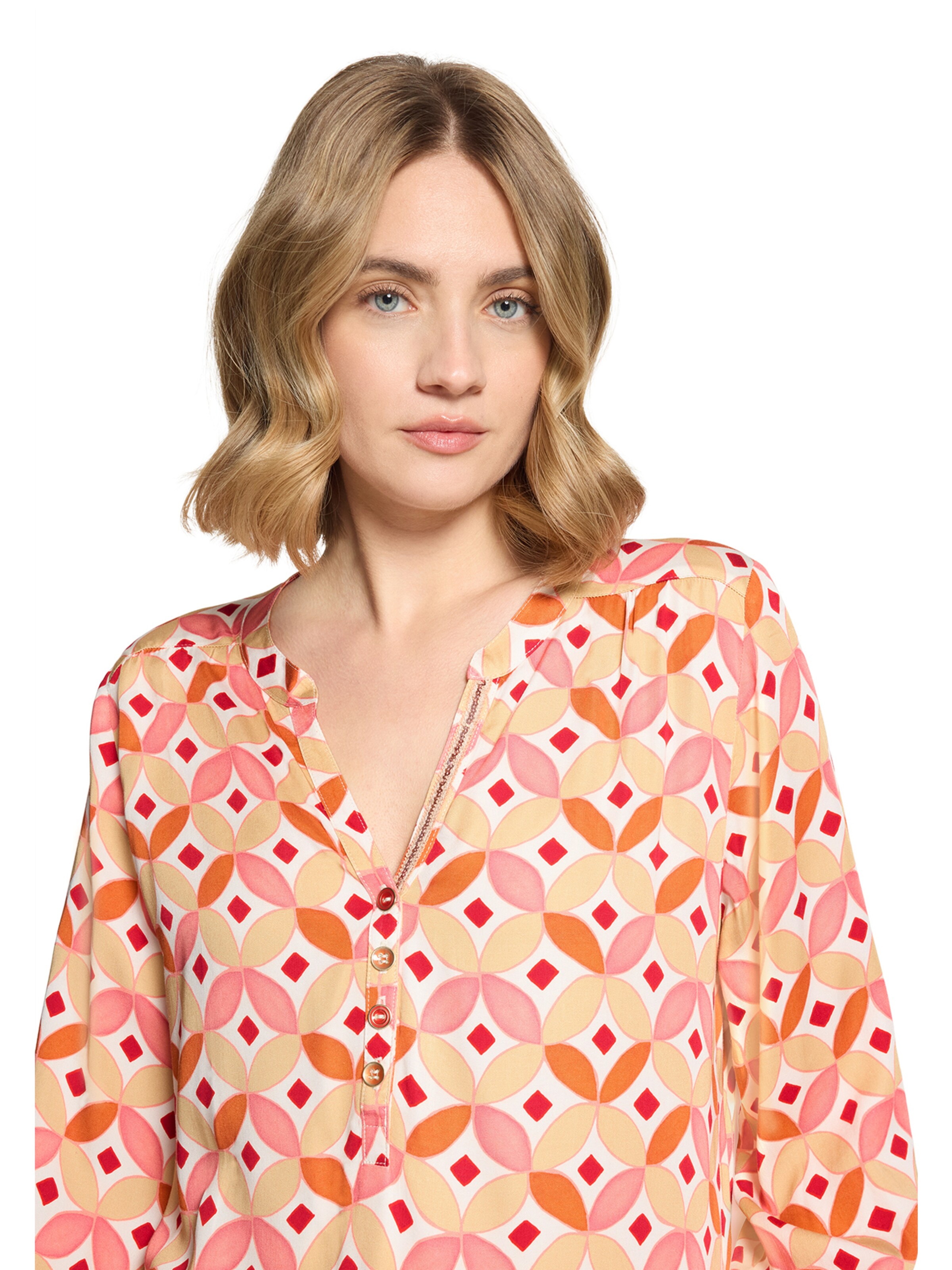 Camicia da donna di Cartoon in bianco