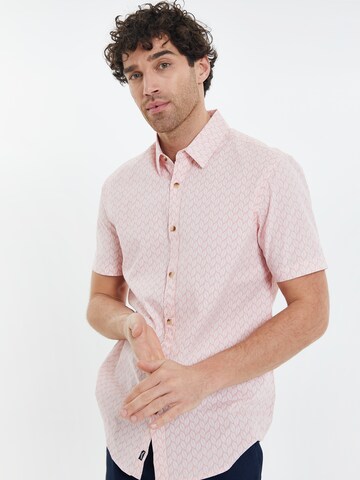 Threadbare - Ajuste estrecho Camisa 'Peony' en rosa