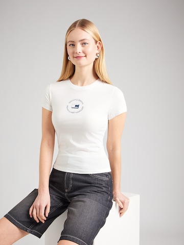 juoda Tommy Jeans Marškinėliai 'Ess': priekis