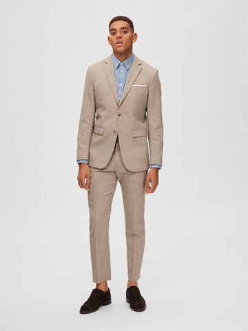 SELECTED HOMME Regular fit Suit Jacket 'Oasis' in Beige