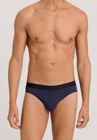 Hanro - Cueca ' Micro Touch ' em azul: frente