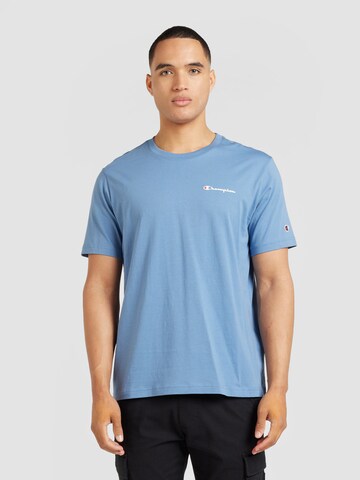 Champion Authentic Athletic Apparel Shirt in Blauw: voorkant