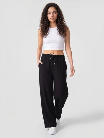 Tommy Life Wide leg Trousers in Black