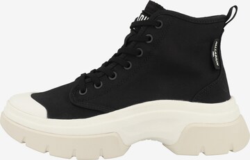 Palladium Lace-Up Ankle Boots in Black