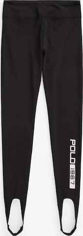 Skinny Leggings Polo Ralph Lauren en noir : devant