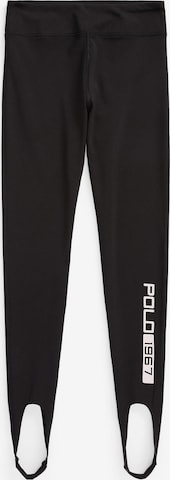 Polo Ralph Lauren Skinny Leggings in Schwarz: predná strana