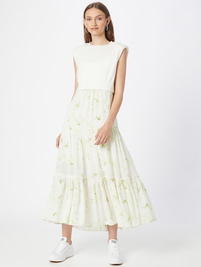Rochie 'Enes Salvation' AllSaints pe verde stuf / alb, Vizualizare model