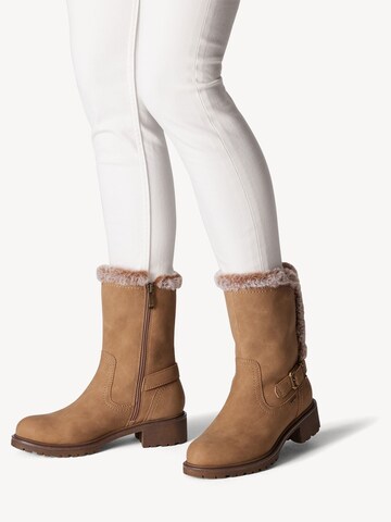 Bottines Tamaris en marron : devant