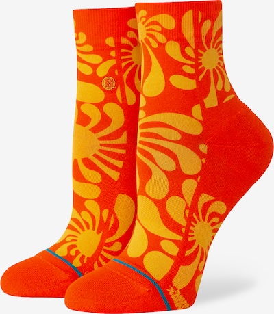 Stance Chaussettes 'LAURYN ALVAREZ QUARTER' en jaune / orange, Vue avec produit